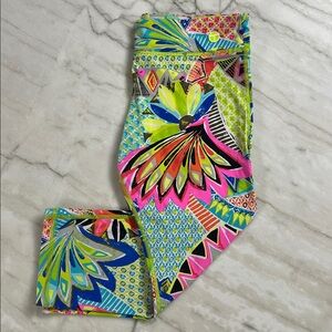 Trina Turk Bora Bora Crop Leggings woman’s size Large